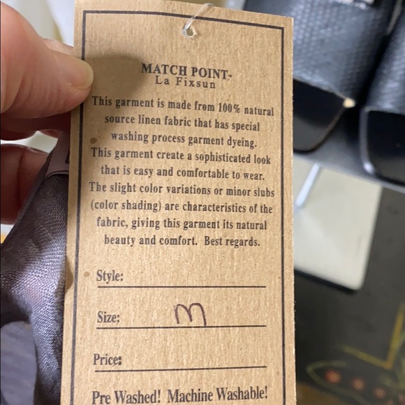 La Fixsun 100% Linen Unlined Jacket NWT - Picture 6 of 8